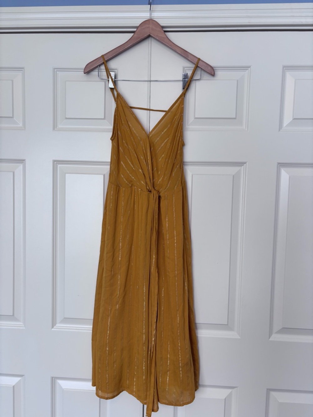 Yellow Gold-Thread Dress- S - Picture 2 of 7